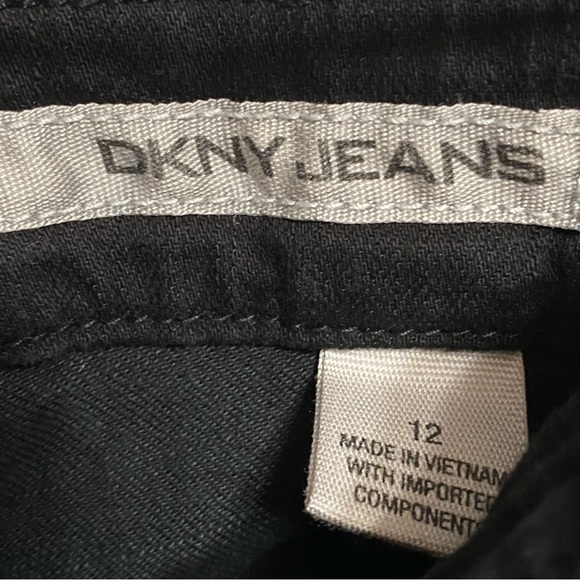 DKNY Black Bling Pockets Jeans 12 - Picture 2 of 5